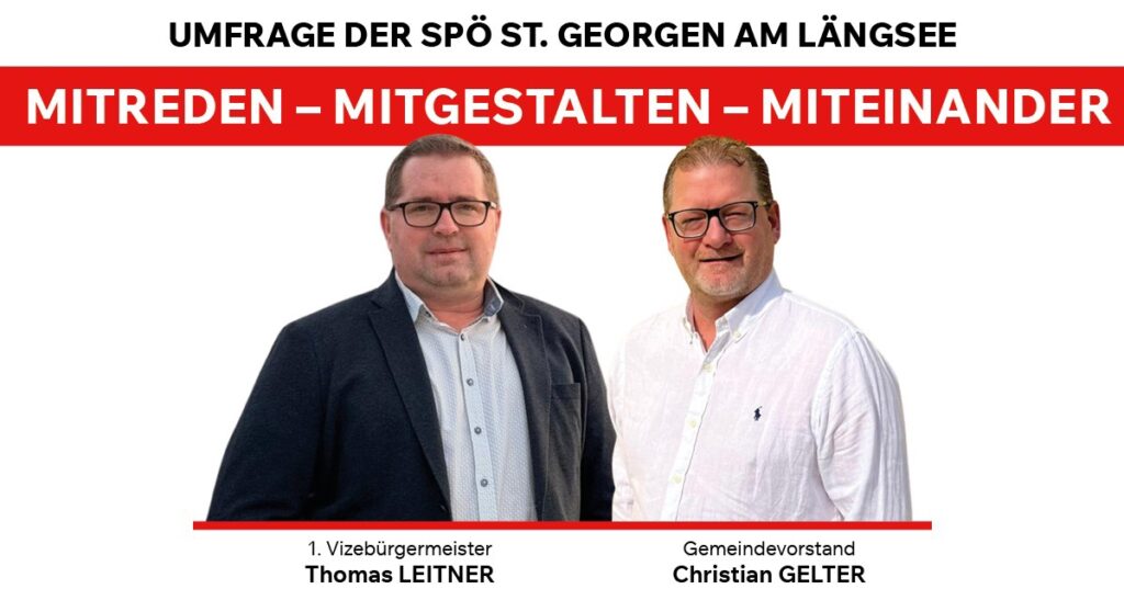 Umfrage der SP&Ouml; St. Georgen am L&auml;ngsee