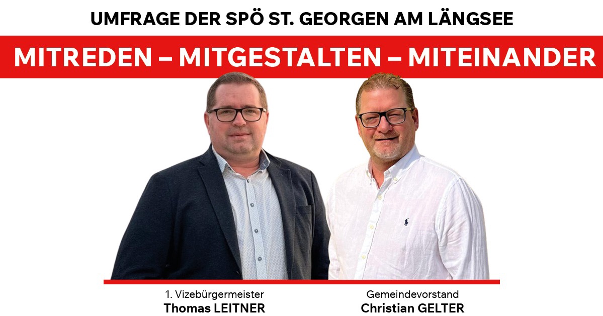 Umfrage der SP&Ouml; St. Georgen am L&auml;ngsee